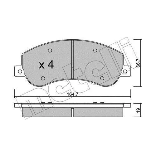 Atisoft Yedek Parça, VOLKSWAGEN AMAROK Disk Fren Balatası