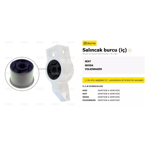 https://www.atisoft.com.tr, Rapro-51716, 1K0407183E 1K0407183A